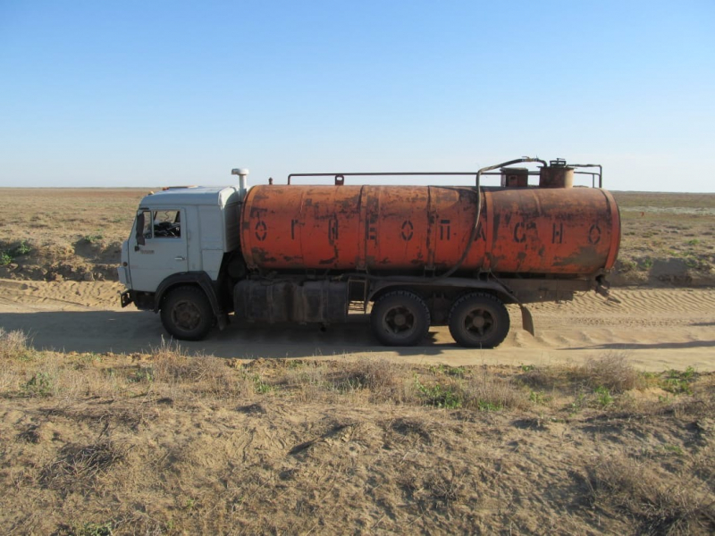 Автоцистерна использовавшаяся для перевозки украденной из нефтепровода нефти