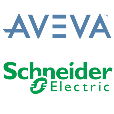 логотипы AVEVA и Schneider Electric